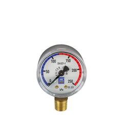 Pool Accessories, Filter Pressure Gauge - Lower Mount - Stainless Steel