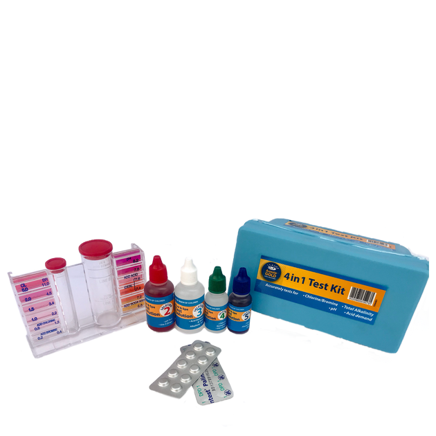 Pool Water Test Kit 4 in 1 | PoolChemicalsDirect