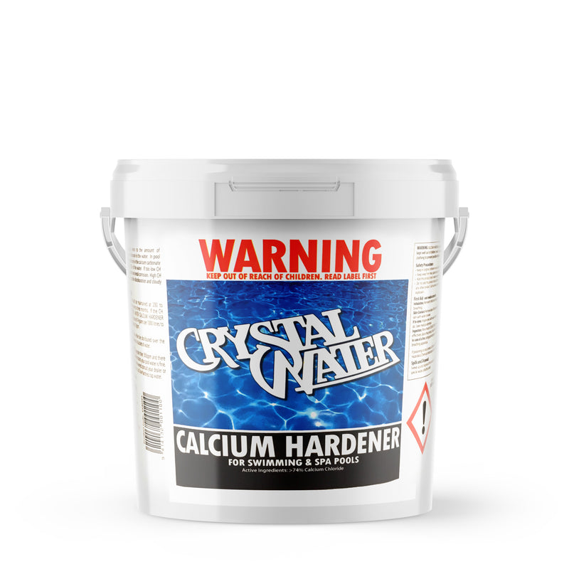 Pool Chemicals, Crystal Water	Calcium Hardener 10KG. Increases calcium hardness levels in swimming pools.