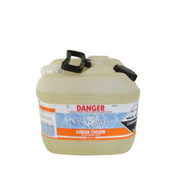 Pool Chemicals, Crystal Water	Liquid Chlorine 50L. Liquid chlorine maintains the health of your pool and keeps it clean by destroying and preventing algae/bacteria growth in pool water.