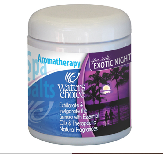 Aromatherapy spa salts - Exotic night - (Waters Choice 570 grams)