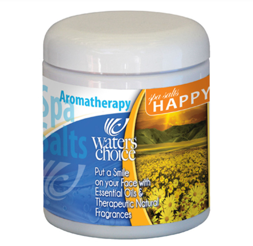Aromatherapy spa salts - Happy - (Waters Choice 570 grams)